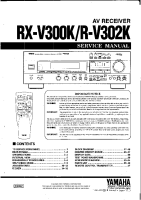 Yamaha RXV-302-K - Service Manual